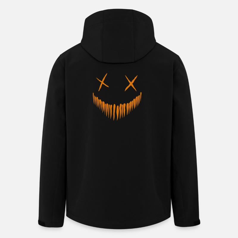 Pumpkin Grimace1 - Men’s Recycled Softshell Jacket by Stanley/Stella - black