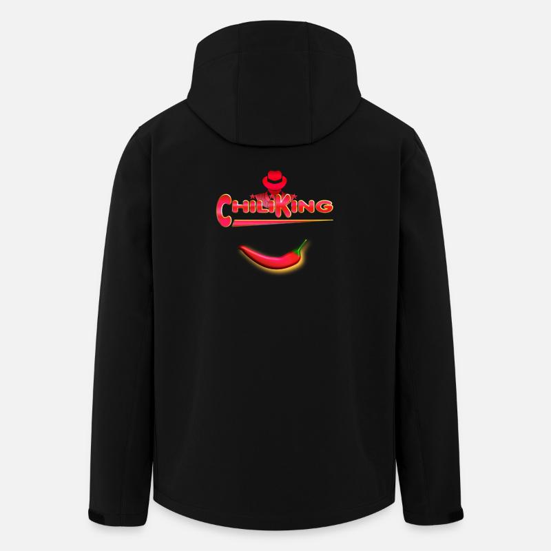 Chili King - Recycelte Männer Softshell-Jacke von Stanley/Stella - Schwarz