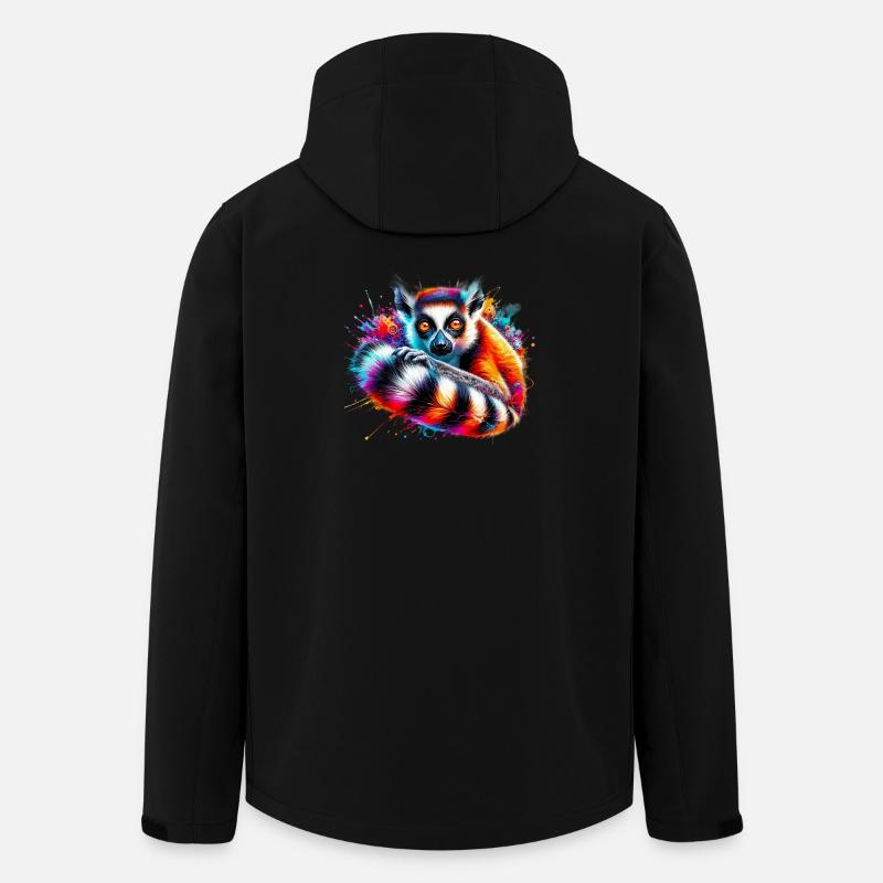 Lemur - Recycelte Männer Softshell-Jacke von Stanley/Stella - Schwarz