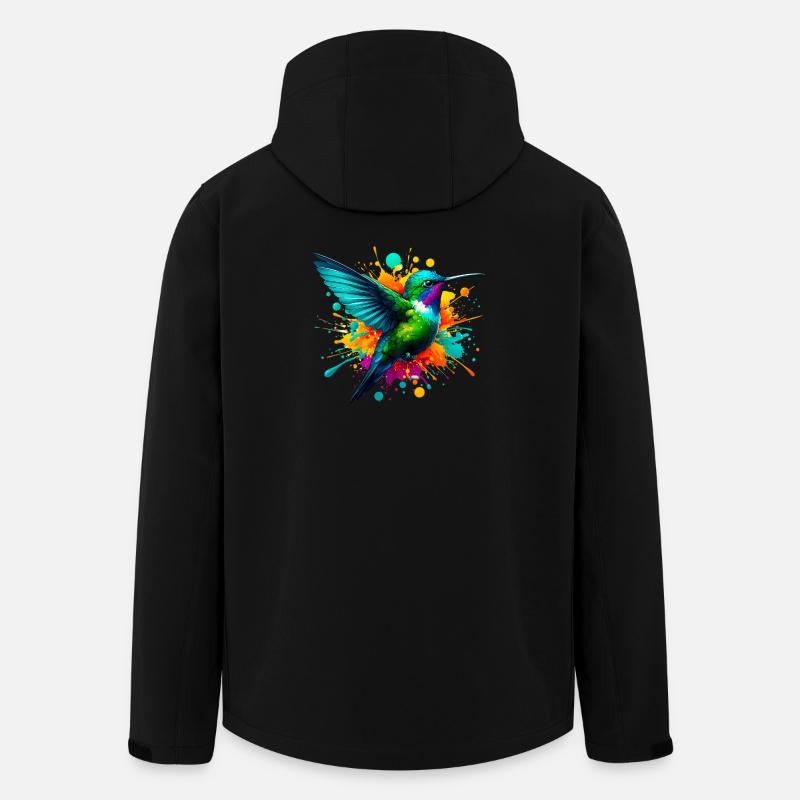 Colibri - Veste softshell homme en polyester recyclé Stanley/Stella - noir