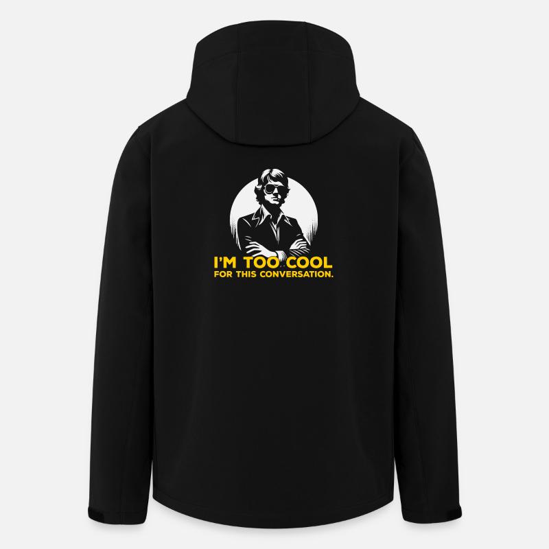 T-shirt à slogan Silhouette audacieuse - Veste softshell homme en polyester recyclé Stanley/Stella - noir