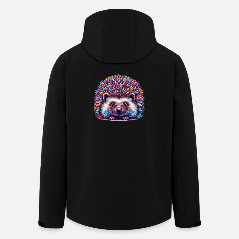 Hedgehog - Men’s Recycled Softshell Jacket by Stanley/Stella - black