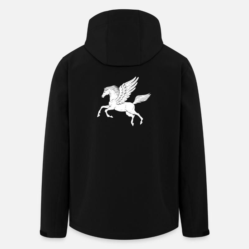 Pegasus - Recycelte Männer Softshell-Jacke von Stanley/Stella - Schwarz