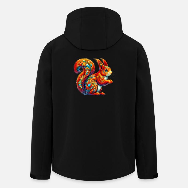 Eichhörnchen - Recycelte Männer Softshell-Jacke von Stanley/Stella - Schwarz