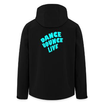 Dance Bounce Live - Men’s Recycled Softshell Jacket by Stanley/Stella - black - Back - AI Model Male 185 light (185cm)