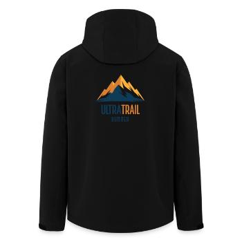 Ultra-Trailrunner - Recycelte Männer Softshell-Jacke von Stanley/Stella - Schwarz - Hinten - AI Model Male 185 light (185cm)