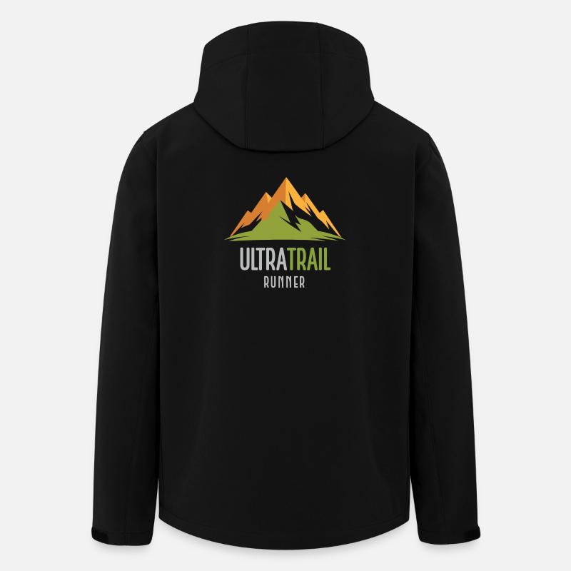 UltraTrail Läufer - Recycelte Männer Softshell-Jacke von Stanley/Stella - Schwarz