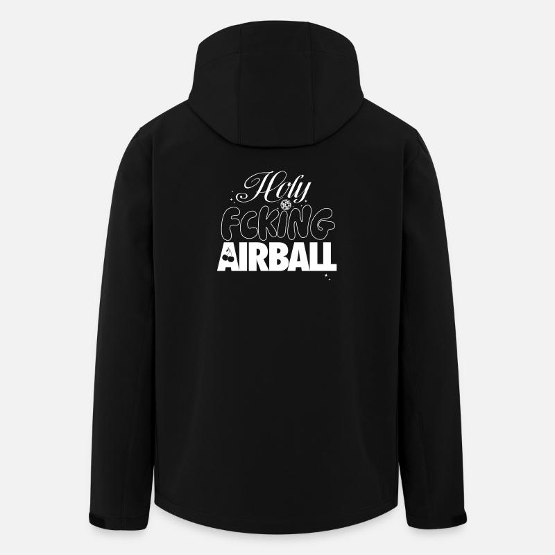 F*cking Airball Moment - Veste softshell homme en polyester recyclé Stanley/Stella - noir