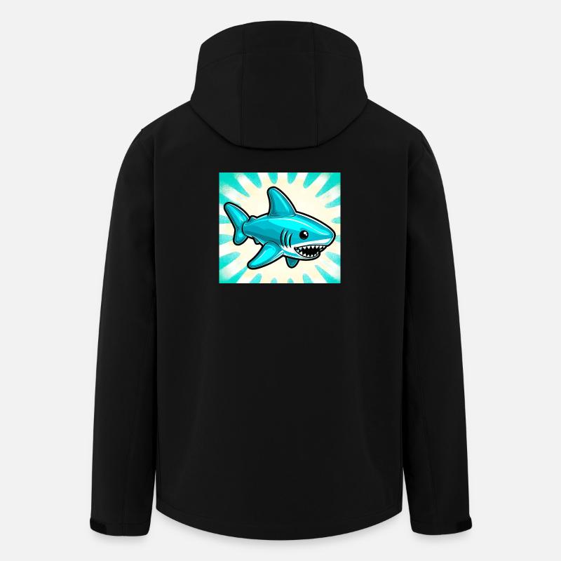 Hai - Recycelte Männer Softshell-Jacke von Stanley/Stella - Schwarz