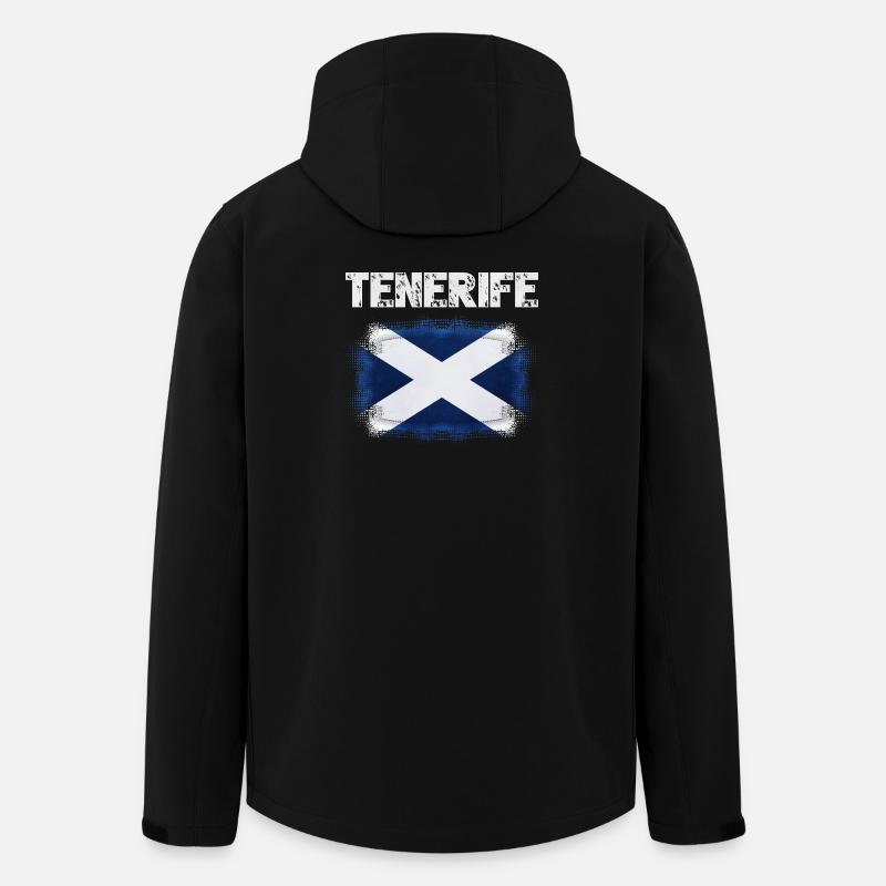 Teneriffa - Recycelte Männer Softshell-Jacke von Stanley/Stella - Schwarz