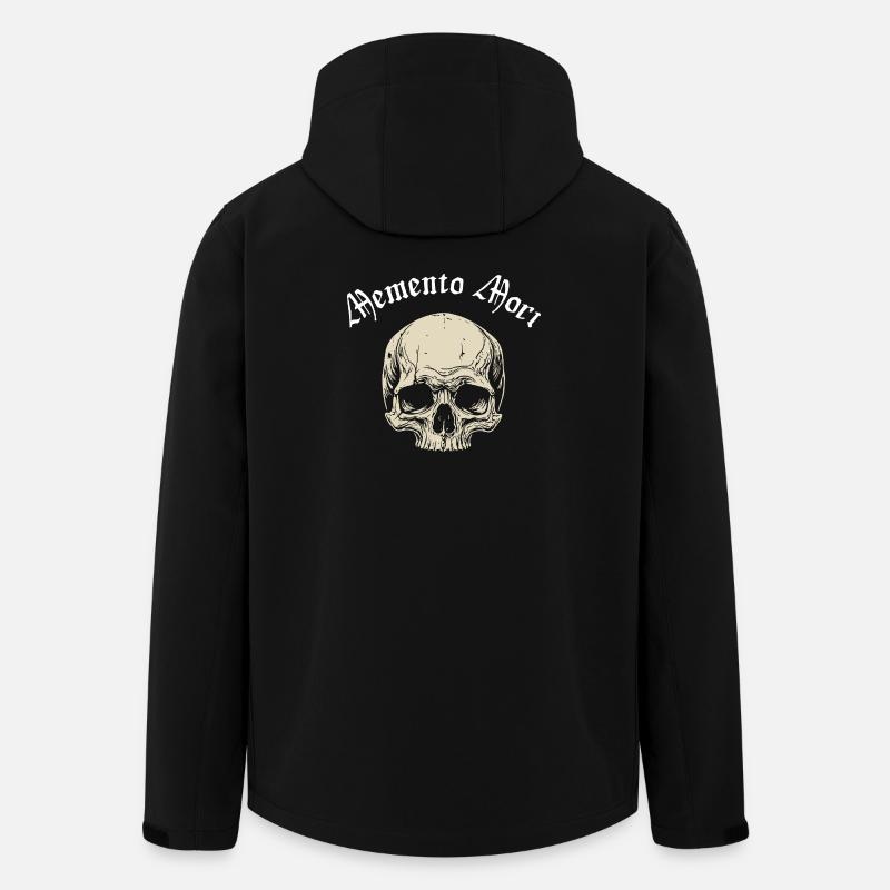 Skull Gothic Font Memento Mori - Men’s Recycled Softshell Jacket by Stanley/Stella - black