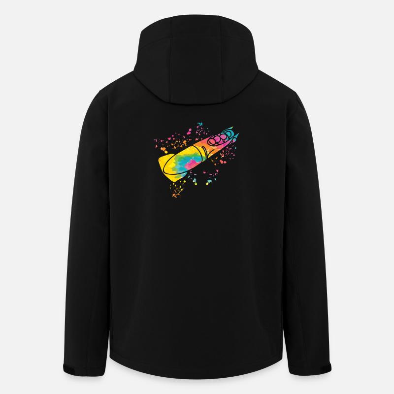 Bobfahrer Bobschlitten Viererbob - Recycelte Männer Softshell-Jacke von Stanley/Stella - Schwarz
