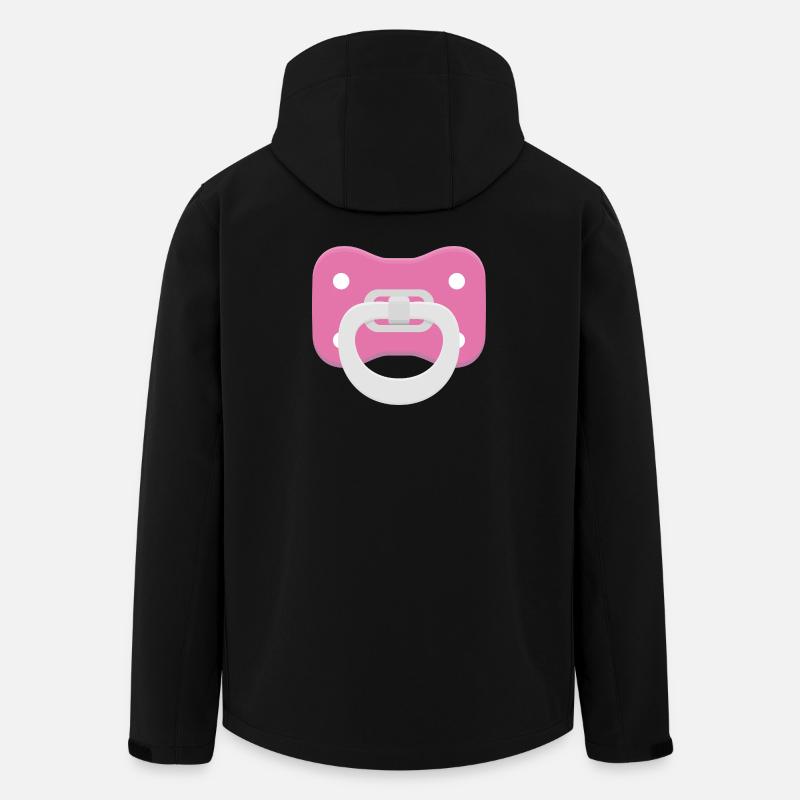 Tetine_rose - Recycelte Männer Softshell-Jacke von Stanley/Stella - Schwarz