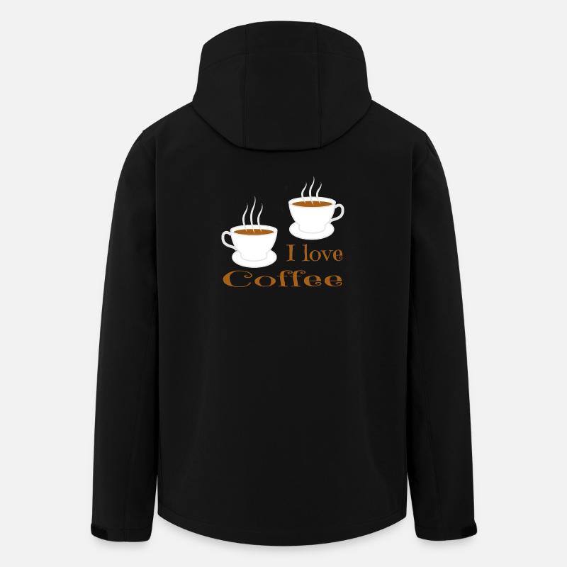 Tasses à café - Veste softshell homme en polyester recyclé Stanley/Stella - noir