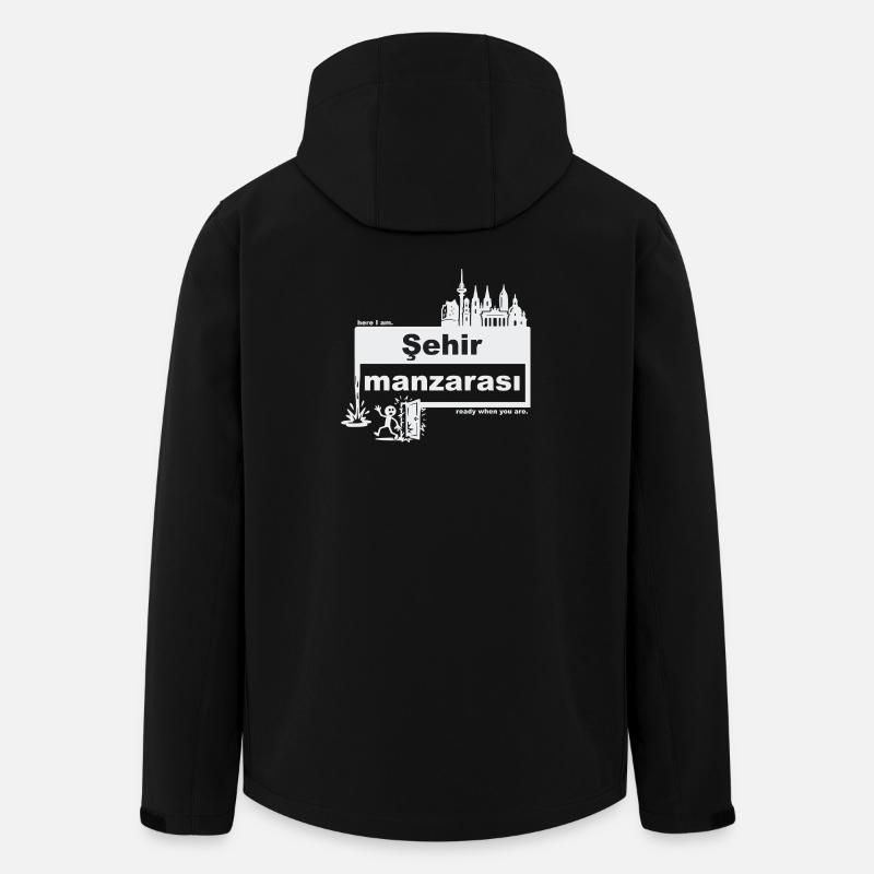 Stadtbild - türkisch - ready when you are - Recycelte Männer Softshell-Jacke von Stanley/Stella - Schwarz