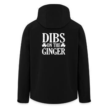 Je choisis le trèfle drôle de la Saint-Patrick roux - Veste softshell homme en polyester recyclé Stanley/Stella - noir - Dos - AI Model Male 185 light (185cm)