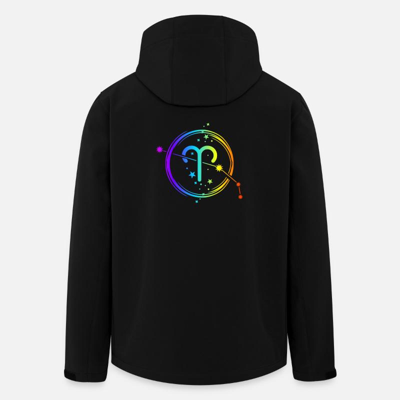 Widder-Horoskop, Tierkreiszeichen und Astrologie - Recycelte Männer Softshell-Jacke von Stanley/Stella - Schwarz