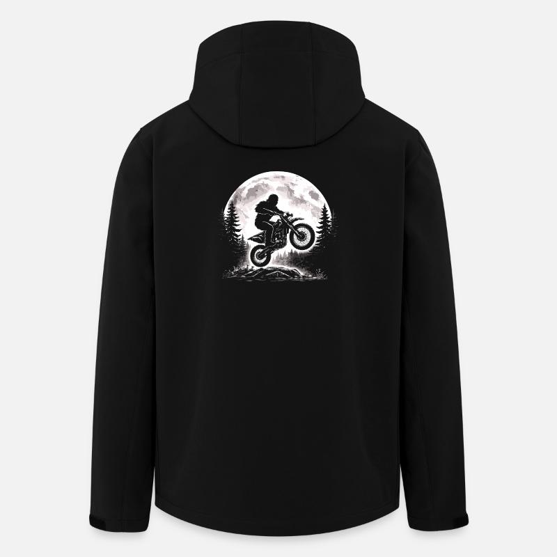 Bigfoot Motocross - Men’s Recycled Softshell Jacket by Stanley/Stella - black
