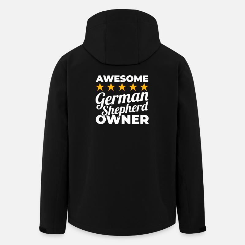 Great German Shepherd owner - Men’s Recycled Softshell Jacket by Stanley/Stella - black