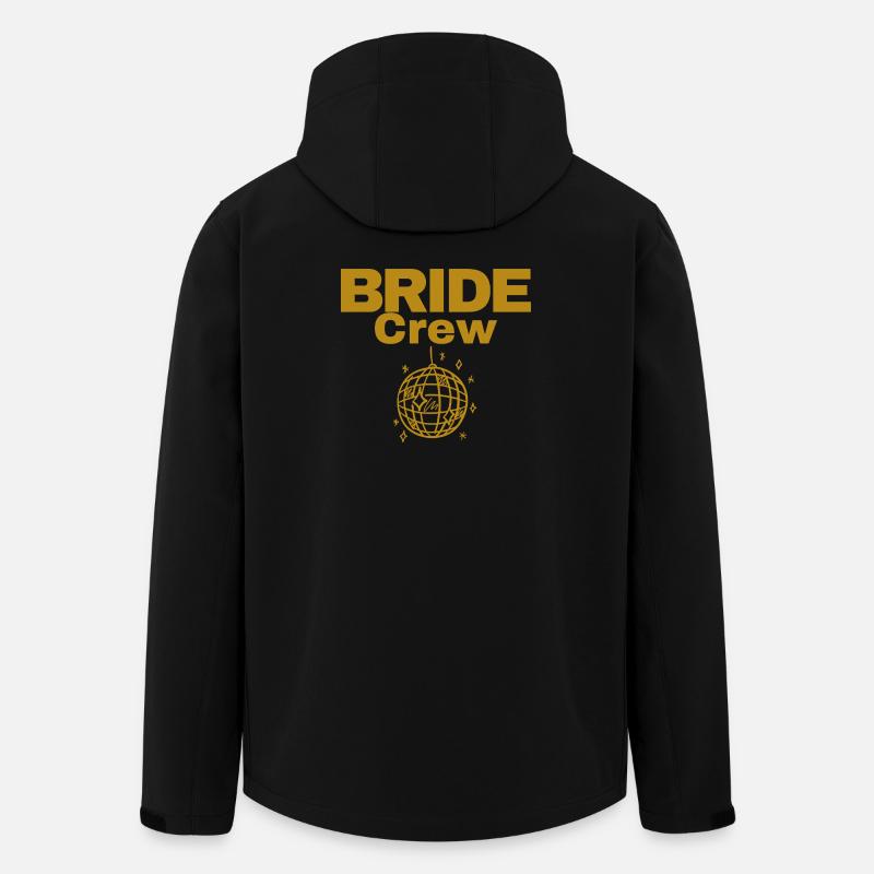 Bride Crew - Recycelte Männer Softshell-Jacke von Stanley/Stella - Schwarz