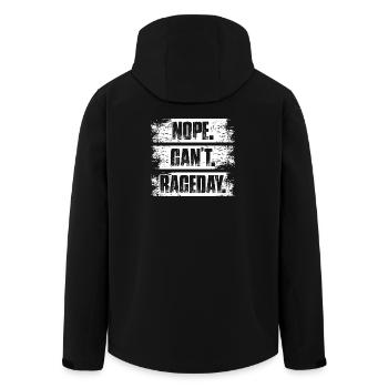 Nope can't raceday Car lover car guy mechanic - Recycelte Männer Softshell-Jacke von Stanley/Stella - Schwarz - Hinten - AI Model Male 185 light (185cm)