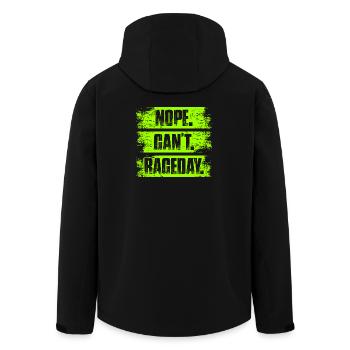 Nope can't raceday Car lover car guy mechanic - Recycelte Männer Softshell-Jacke von Stanley/Stella - Schwarz - Hinten - AI Model Male 185 light (185cm)