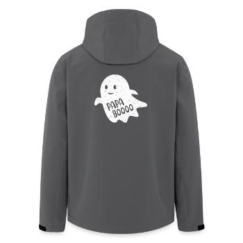 Ghost Ghost Dad Boooo Costumes Halloween - Veste softshell homme en polyester recyclé Stanley/Stella - noir - Dos - AI Model Male 185 light (185cm)