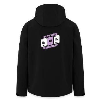 Gamer - Zocker - Geek - Veste softshell homme en polyester recyclé Stanley/Stella - noir - Dos - AI Model Male 185 light (185cm)