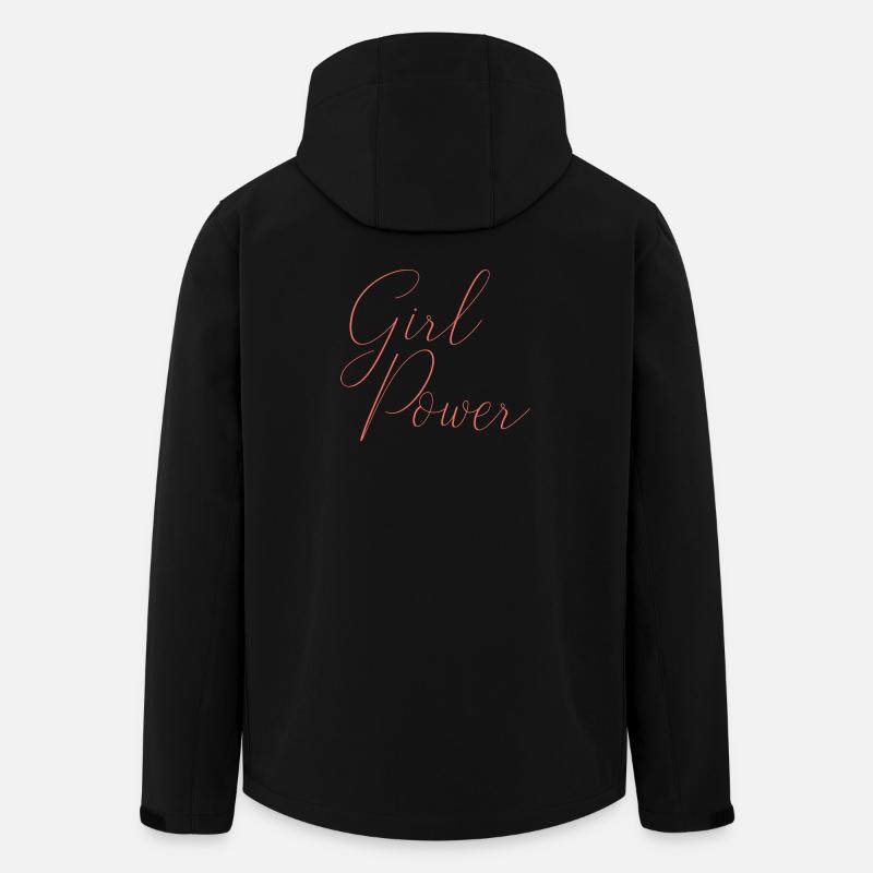 Girl Power - Recycelte Männer Softshell-Jacke von Stanley/Stella - Schwarz