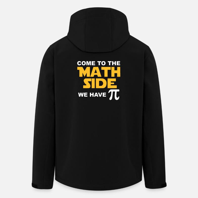 Come to the Math Side we have Pie - Veste softshell homme en polyester recyclé Stanley/Stella - noir