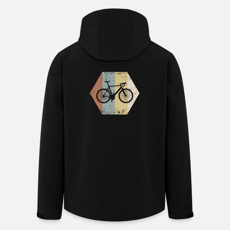 vélo - Veste softshell homme en polyester recyclé Stanley/Stella - noir