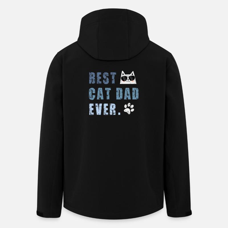Katze Katzen - Recycelte Männer Softshell-Jacke von Stanley/Stella - Schwarz