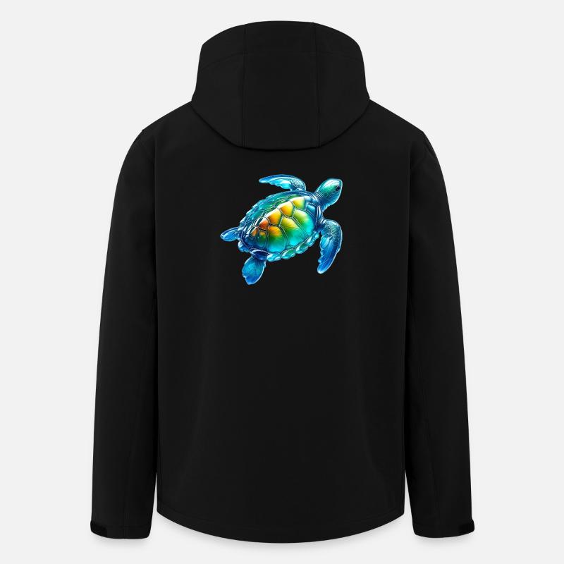 Tortue - Veste softshell homme en polyester recyclé Stanley/Stella - noir
