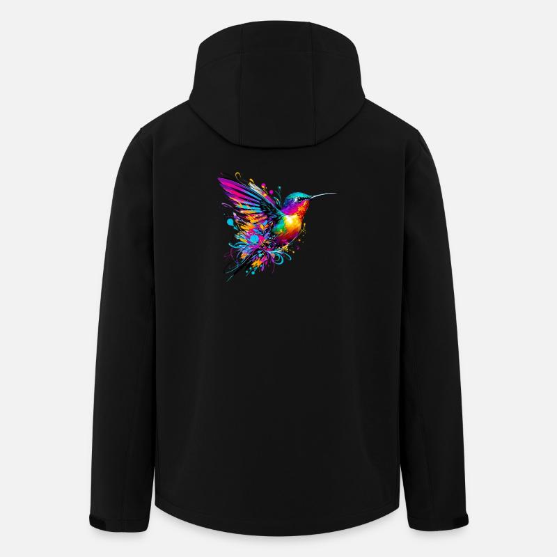 Colibri - Veste softshell homme en polyester recyclé Stanley/Stella - noir
