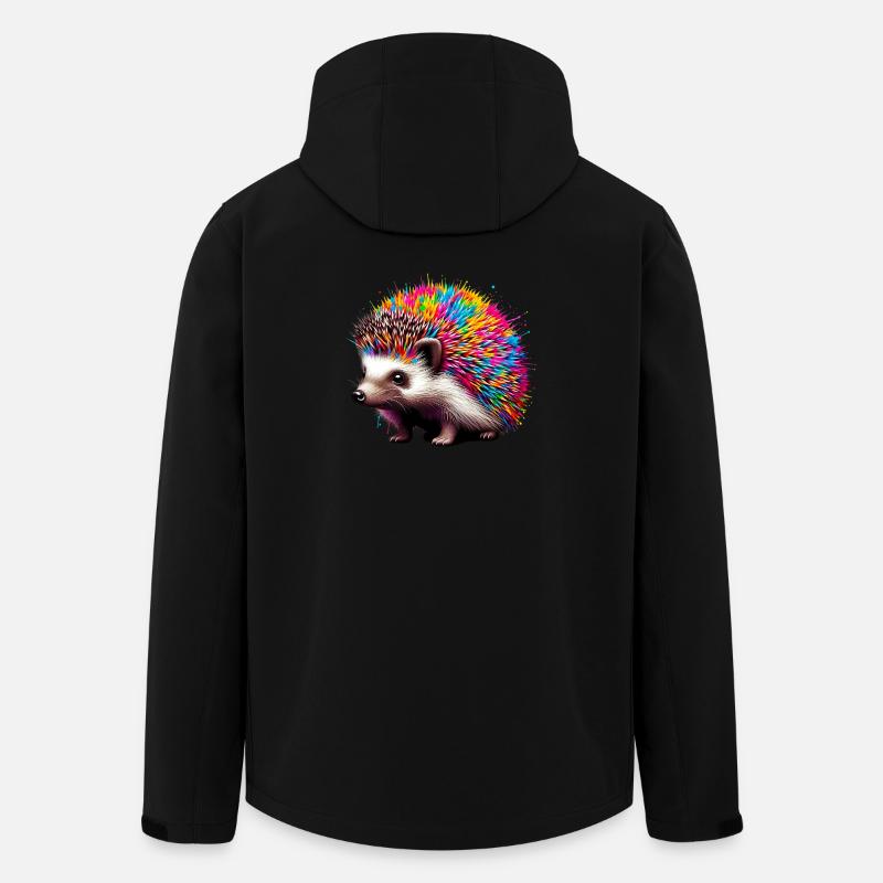 Hérisson - Veste softshell homme en polyester recyclé Stanley/Stella - noir