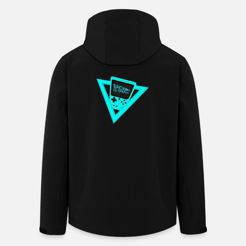 Back to the 90s - Men’s Recycled Softshell Jacket by Stanley/Stella - black