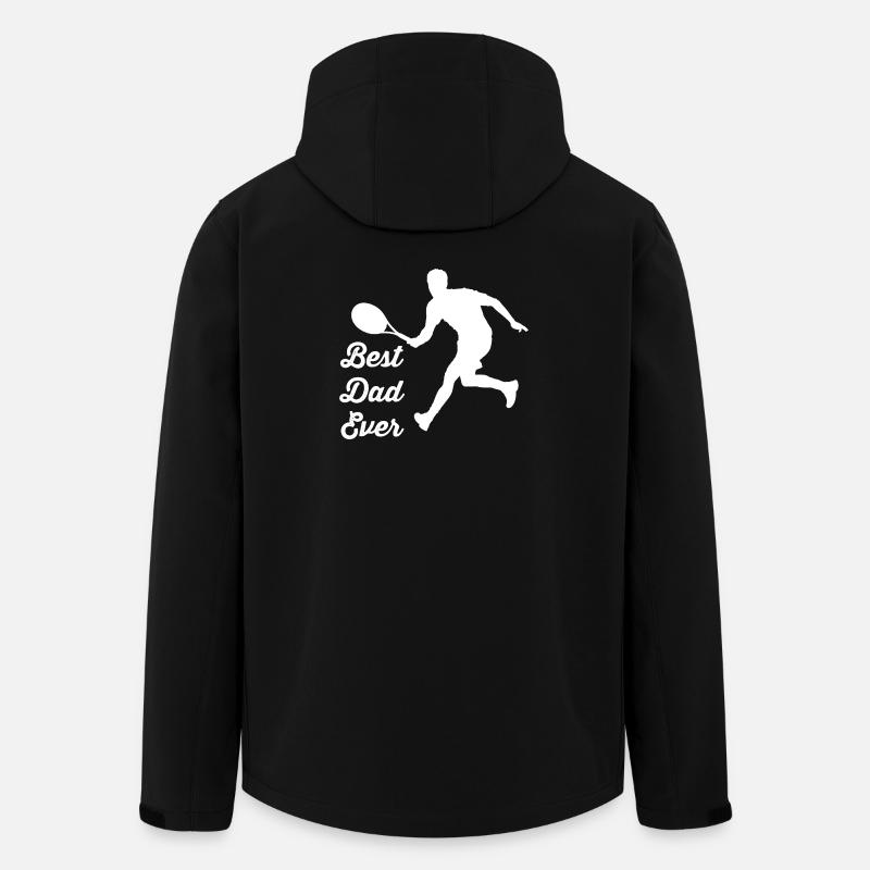 Tennis - Recycelte Männer Softshell-Jacke von Stanley/Stella - Schwarz
