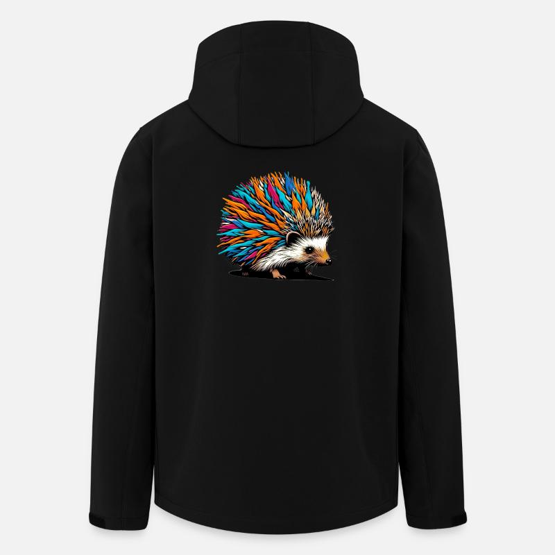 Hedgehog - Men’s Recycled Softshell Jacket by Stanley/Stella - black