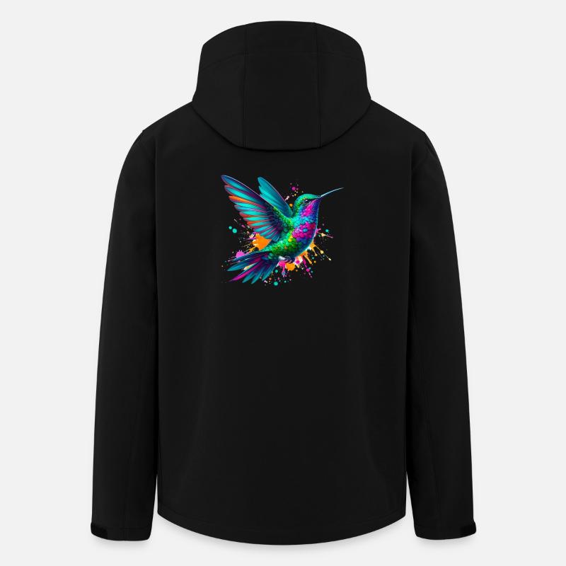 Colibri - Veste softshell homme en polyester recyclé Stanley/Stella - noir