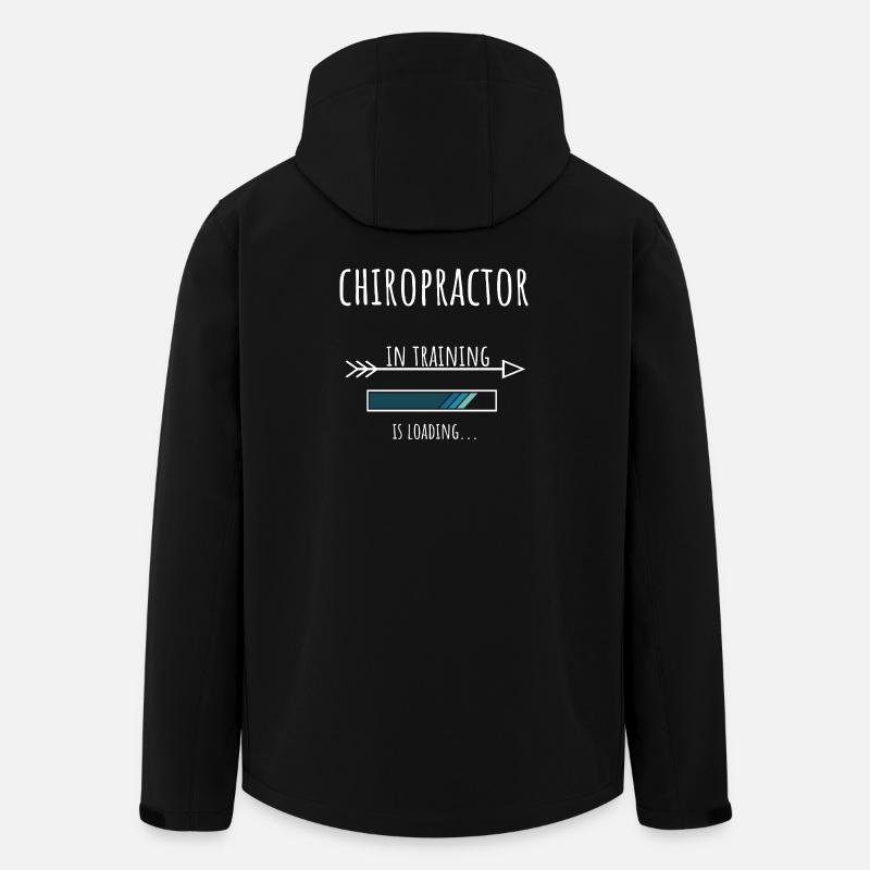 Cadeau Profession Formation Chiropraticien - Veste softshell homme en polyester recyclé Stanley/Stella - noir