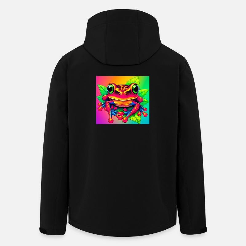 frog - Men’s Recycled Softshell Jacket by Stanley/Stella - black