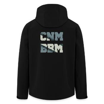 CANIM BABAM (Turc) - Türk Baba Design pour la fête des pères - Veste softshell homme en polyester recyclé Stanley/Stella - noir - Dos - AI Model Male 185 light (185cm)