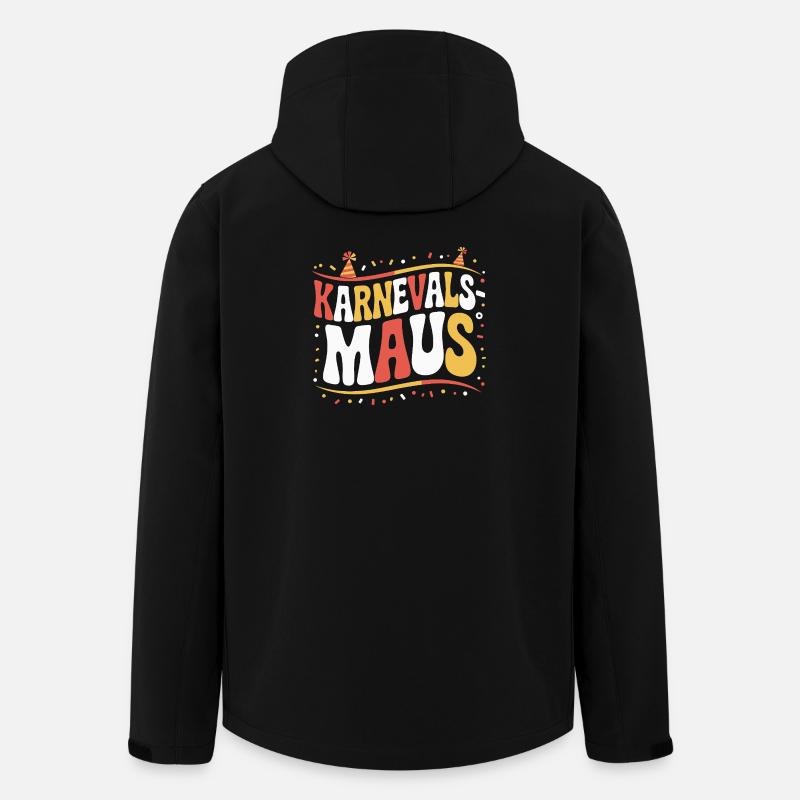 Carnival Mouse Cologne Carnival Mouse - Men’s Recycled Softshell Jacket by Stanley/Stella - black