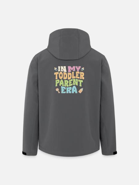 In my toddler parent era - Recycelte Männer Softshell-Jacke von Stanley/Stella - Schwarz