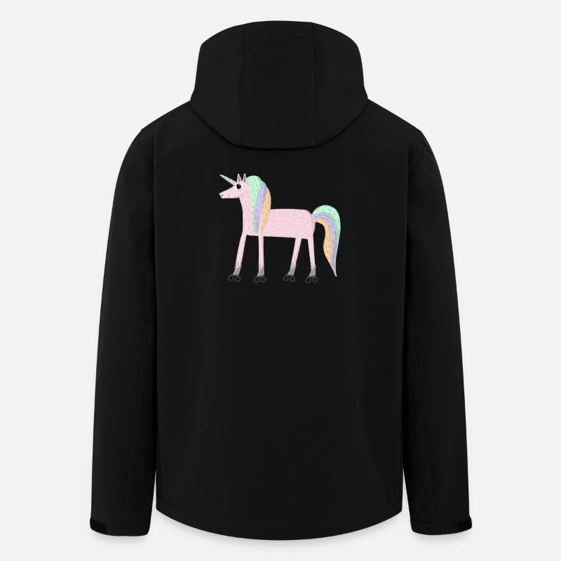 Unicorn_rollerSKate - Veste softshell homme en polyester recyclé Stanley/Stella - noir