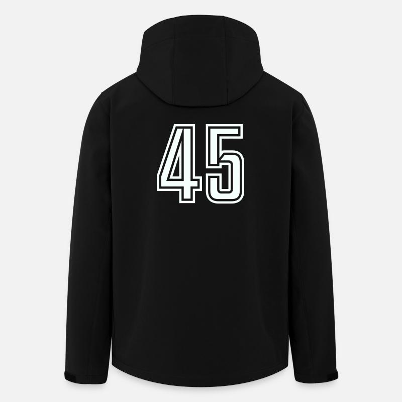 45 - Recycelte Männer Softshell-Jacke von Stanley/Stella - Schwarz