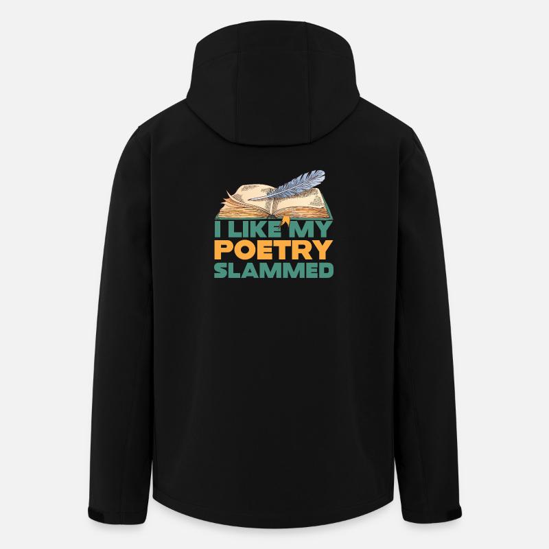 J’aime que ma poésie soit défoncée - Veste softshell homme en polyester recyclé Stanley/Stella - noir