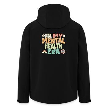 À mon époque de la santé mentale - Veste softshell homme en polyester recyclé Stanley/Stella - noir - Dos - AI Model Male 185 light (185cm)