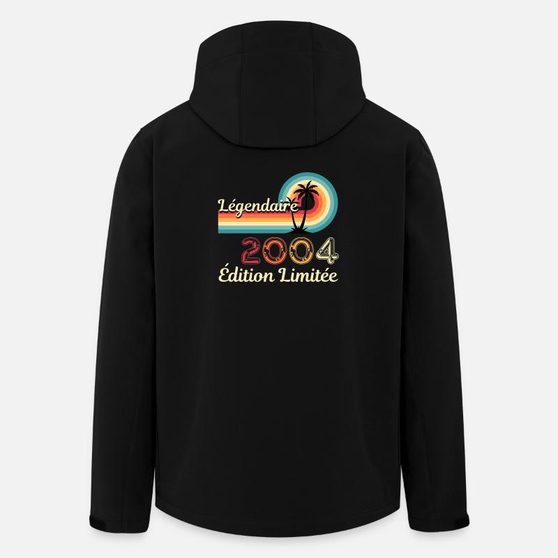 Légendaire 2004, édition limitée - Veste softshell homme en polyester recyclé Stanley/Stella - noir