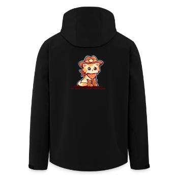 Je ne me sens pas très YEEHAW - Veste softshell homme en polyester recyclé Stanley/Stella - noir - Dos - AI Model Male 185 light (185cm)